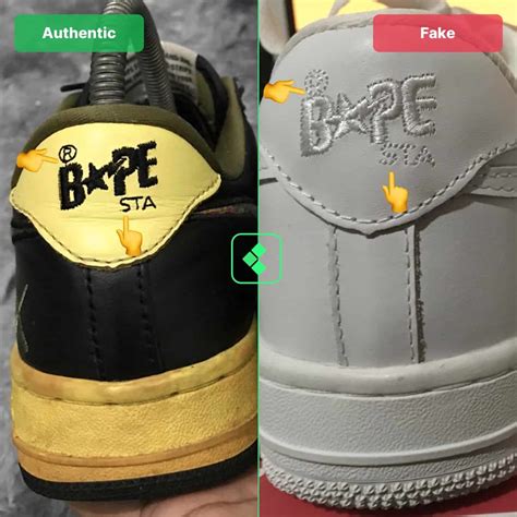 fake bape shoes for sale|real vs fake bape shoes.